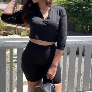 Fashion nova Biker Set